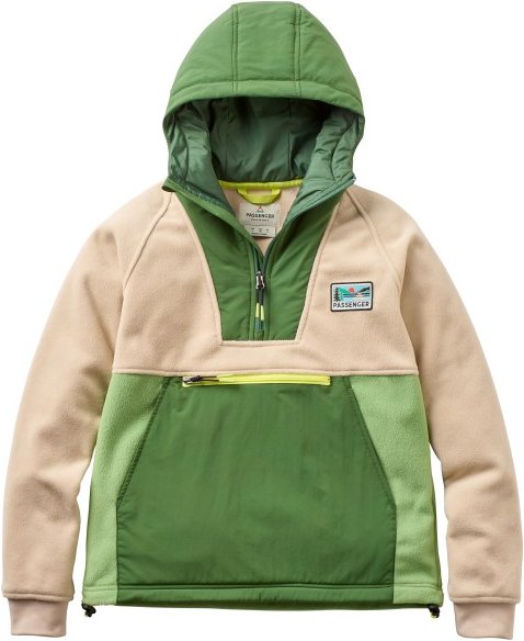 Thumbnail - Passenger - Women's Bryni Recycled Hooded Polar Fleece - Fleecepullover Gr M beige
