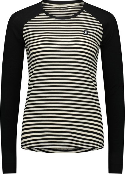 Mons Royale - Women's Icon Merino Raglan L/S - Merinoshirt Gr L schwarz