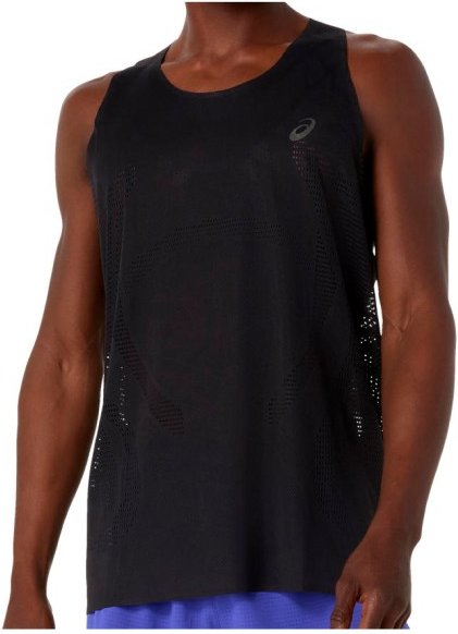 Asics - Metarun Singlet - Tank Top Gr L schwarz