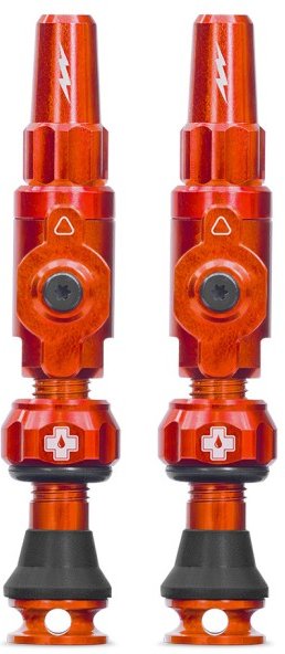 Muc Off - Tubeless Valves Big Bore Lite - Fahrradventil Gr 35 mm orange