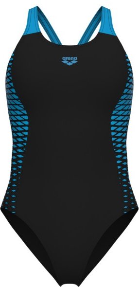 Thumbnail - Arena - Women's Openings Swimsuit V Back - Badeanzug Gr 44 schwarz