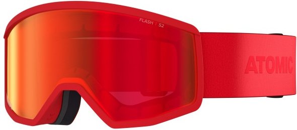 Atomic - Kid's Four Junior XS Flash S2 - Skibrille Gr Small Fit rot