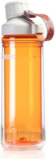 Thumbnail - Source - Eco Tritan Double Wall Clickseal - Trinkflasche Gr 0,6 l orange