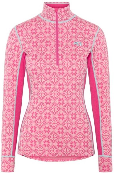 Kari Traa - Women's Rose Half-Zip - Merinounterwäsche Gr XL rosa