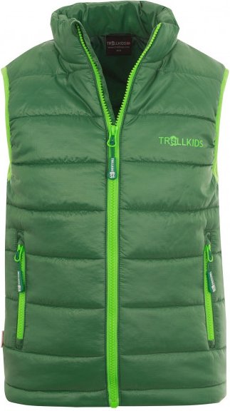Trollkids - Kids Trondheim Vest - Kunstfaserweste Gr 104 grün