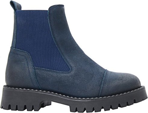 Ten Points - Women's Penny Chelsea Suede Boots - Freizeitstiefel Gr 41 blau