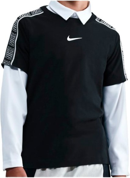 Nike - Kid's NSW Tee Club+POLY 2 - T-Shirt Gr XL schwarz