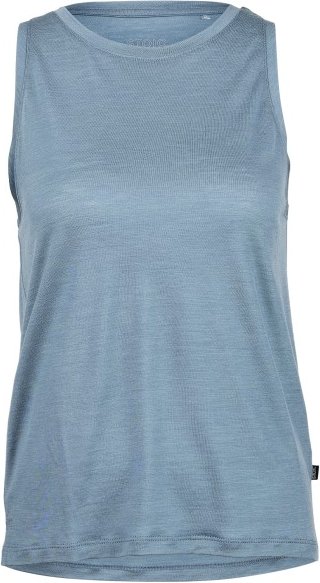 Stoic - Women's MerinoChill MMXX. Göteborg Tank - Merinoshirt Gr 3XL türkis/grau
