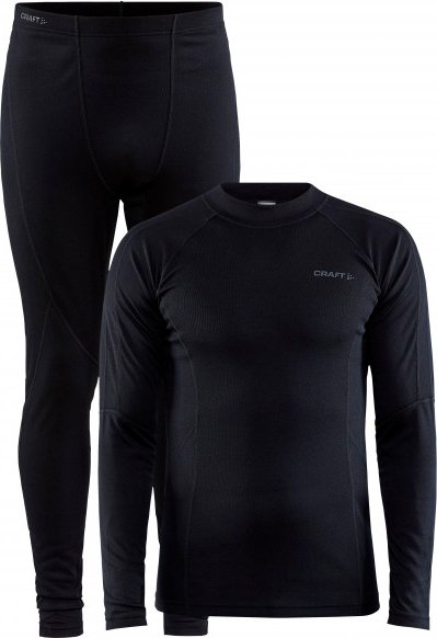 Thumbnail - Craft - Core Warm Baselayer Set - Kunstfaserunterwäsche Gr L schwarz