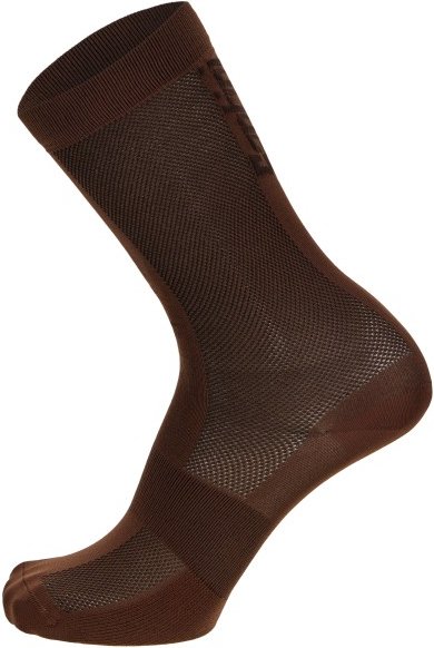 Santini - Cycling High Socks Q-Skin Puro - Radsocken Gr 40-43 - M/L braun