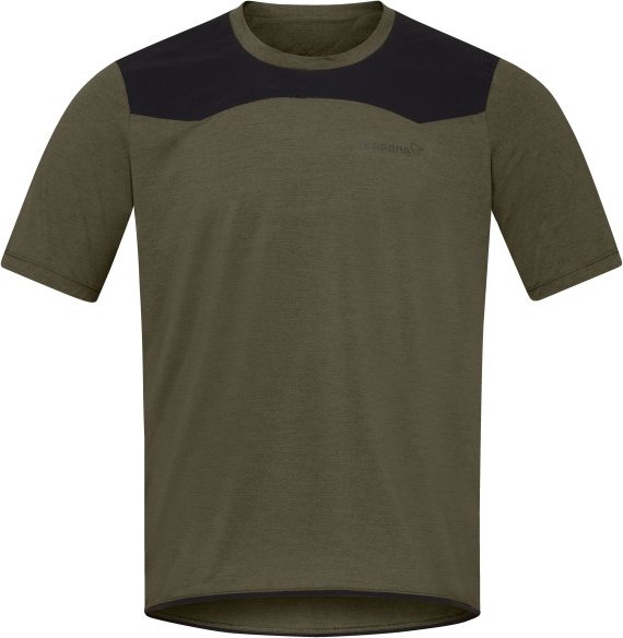 Norrøna - Skibotn Equaliser Tech T-Shirt - Radtrikot Gr S oliv