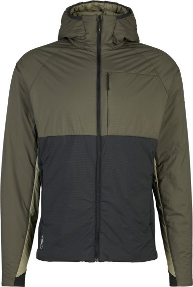 Stoic - MountainWool60 JokkmokkSt. Hybrid Hoody - Isolationsjacke Gr L oliv