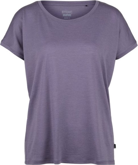 Thumbnail - Stoic - Women's Merino155 LaholmSt. Loose Shirt - Merinoshirt Gr S grau