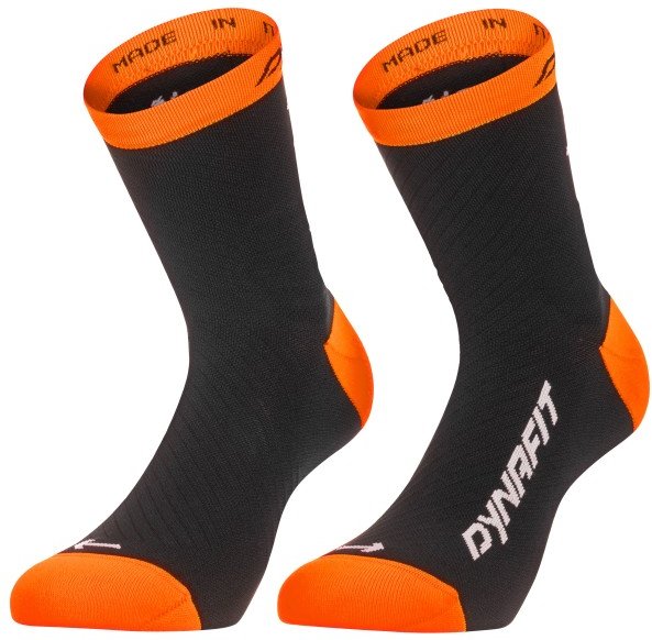 Dynafit - Trail Mid - Laufsocken Gr 43-46 schwarz