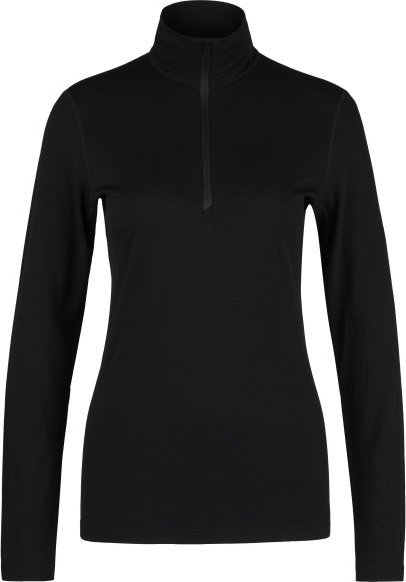 Thumbnail - Icebreaker - Women's 200 Oasis L/S Half Zip - Merinolongsleeve Gr S schwarz