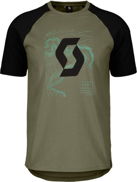 Scott - Icon Raglan S/S - T-Shirt Gr S oliv