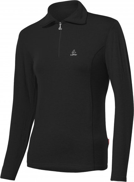 Thumbnail - Löffler - Women's Midlayer Evo Turtle Transtex - Fleecepullover Gr 42 schwarz
