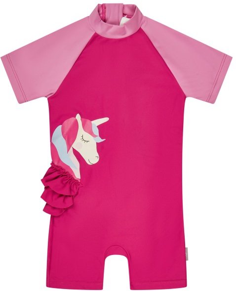 Sterntaler - Kid's Schwimmanzug Einhorn - Lycra Gr 80 rosa