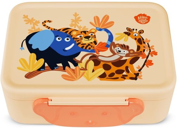 Affenzahn - Kid's Kunststoff Brotdose - Essensaufbewahrung Gr 1 l beige