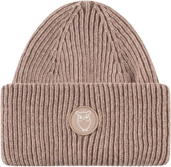 KnowledgeCotton Apparel - Big Rib Beanie - Mütze Gr One Size braun