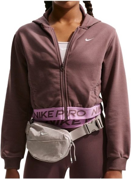 Nike - Girl's NP Dri-Fit Full Zip Fleece Hoody - Hoodie Gr L braun