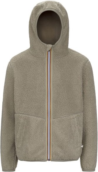 Thumbnail - K-Way - Jack Sherpa Polar Double - Fleecejacke Gr S beige