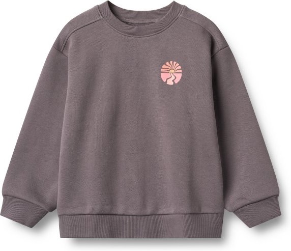Thumbnail - WHEAT - Kid's L/S Ellis - Pullover Gr 116 grau