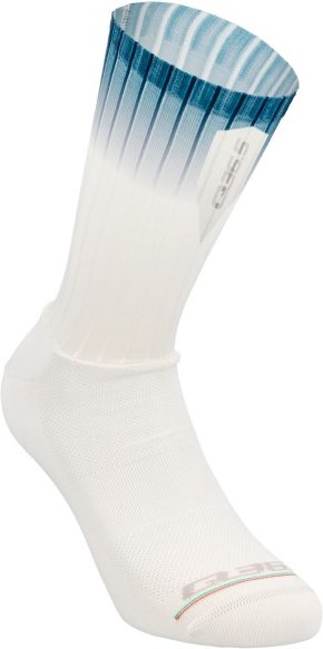 Q36.5 - Dottore Aero 19 Socks Fade - Radsocken Gr 40-43 weiß