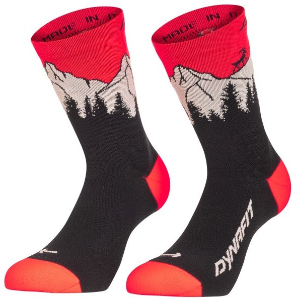 Dynafit - Traverse Crew - Laufsocken Gr 35-38 schwarz