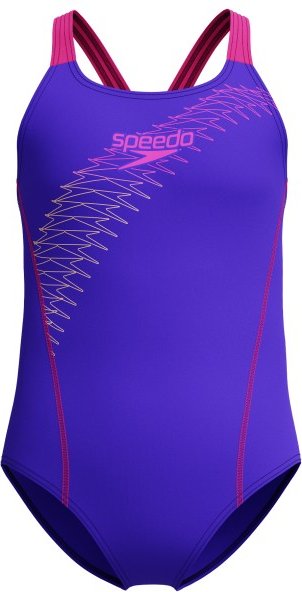 Speedo - Kid's Medley Logo Medalist - Badeanzug Gr 152 lila