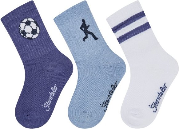 Sterntaler - Kid's Socken 3-Pack - Multifunktionssocken Gr 17-18 blau
