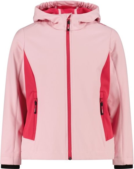 CMP - Girl's Jacket Fix Hood Softshell - Softshelljacke Gr 140 rosa
