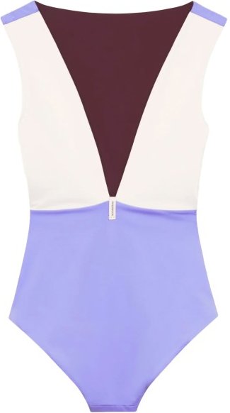 MYMARINI - Women's Seabody - Badeanzug Gr L lila/weiß