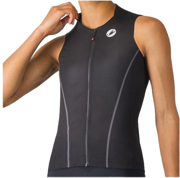 Castelli - Women's Anima Flow Sleeveless - Rad Singlet Gr L grau