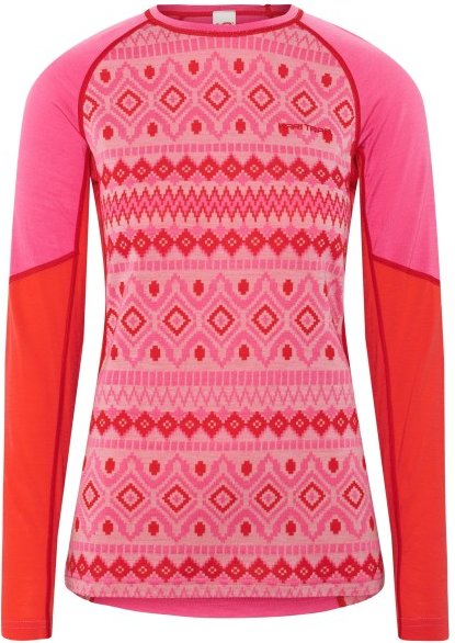Thumbnail - Kari Traa - Women's Malia L/S - Merinounterwäsche Gr S rosa