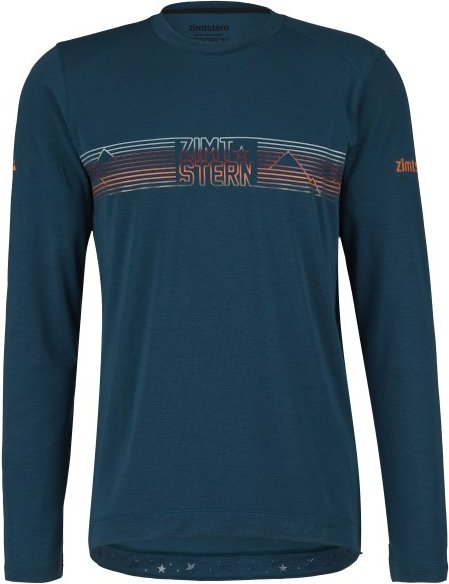 Zimtstern - Trailflowz Shirt L/S - Longsleeve Gr XXL blau