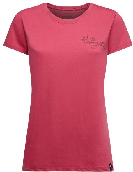 La Sportiva - Women's Climb Flower T-Shirt - T-Shirt Gr M rosa/rot