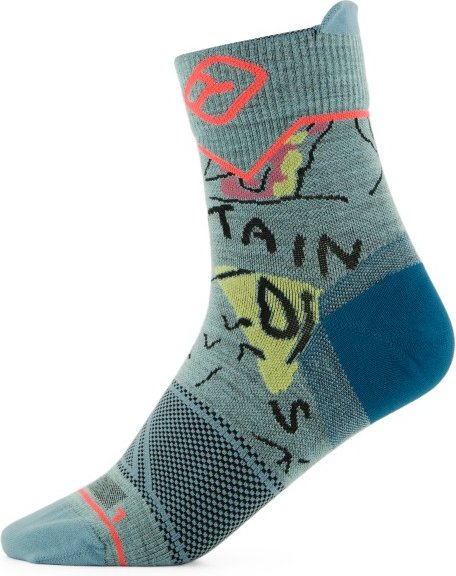 Ortovox - Women's Alpine Light Quarter Socks - Merinosocken Gr 39-41 bunt