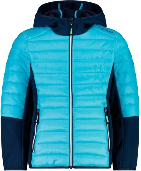 CMP - Girl's Jacket Hybrid Fix Hood - Hybridjacke Gr 104 blau