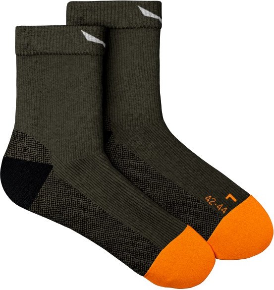 Salewa - MTN TRN All Mountain QRT Sock - Wandersocken Gr 39-41 schwarz/oliv