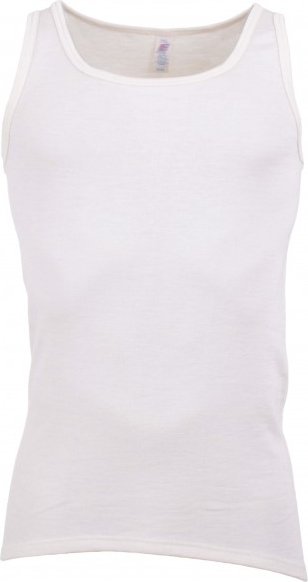 Engel - Achselhemd - Merinounterwäsche Gr 54/56 weiß