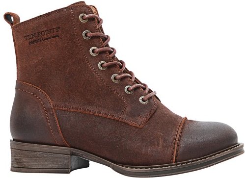 Ten Points - Women's Pandora Suede Boots - Winterschuhe Gr 42 braun
