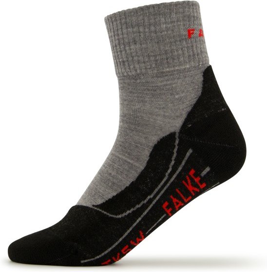 Thumbnail - Falke - Women's Falke TK5 Short - Wandersocken Gr 35-36 grau/schwarz