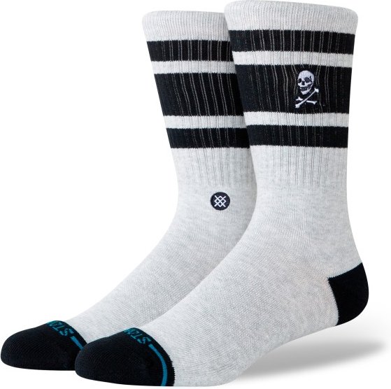 Stance - Boyd Skull Crew - Multifunktionssocken Gr 43-47 grau