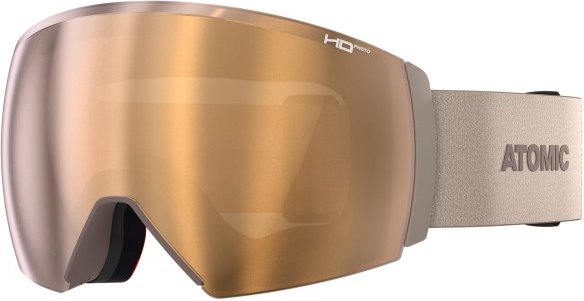 Atomic - Revent Q L HD Photo Cat. 3-1 - Skibrille Gr Large Fit beige