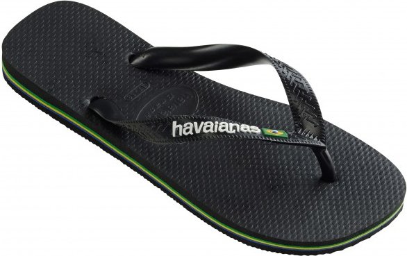 Havaianas - Brasil Logo - Sandalen Gr 43/44 schwarz