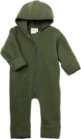 Engel - Baby-Overall mit Kapuze und Reißverschluss - Overall Gr 50/56 oliv