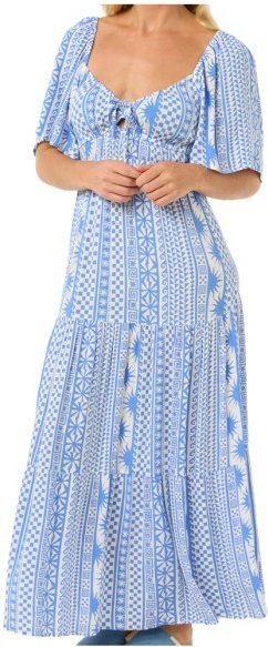 Rip Curl - Women's San Carlos S/S Maxi Dress - Kleid Gr XS blau