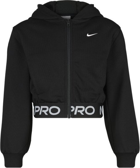Nike - Girl's NP Dri-Fit Full Zip Fleece Hoody - Hoodie Gr L schwarz