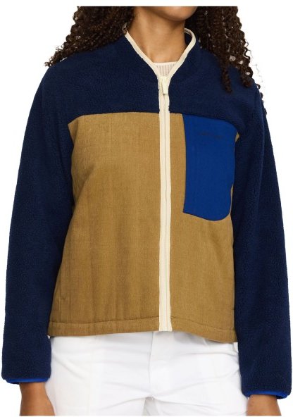 Selfhood - Women's Teddy Quilt Jacket - Freizeitjacke Gr L blau